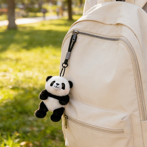 Lindo peluche de panda acostado, peluche de mapache, recuerdo turístico, muñecos para máquina de garras, peluches personalizados - Product Image 4