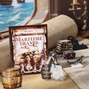 20 unids/pack de pegatinas para mascotas Serie de Viaje náutico marino Aquascape manual decoración Material pegatinas - Product Image 2