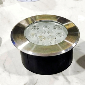 Luz LED Sumergible para Piscina, de Acero Inoxidable 316 de Grado Duradero, Empotrada en el Suelo, IP68, Subacuática - Product Image 1
