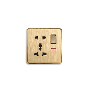 Interruptor <span class=keywords><strong>de</strong></span> Luz Universal VBQN <span class=keywords><strong>de</strong></span> 16A 220V con 5 Pines y 2 Vías para Enchufe <span class=keywords><strong>de</strong></span> Pared Tradicional <span class=keywords><strong>de</strong></span> la UE/Reino Unido para Uso Doméstico - Product Image 1