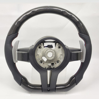 Volant de voiture en fibre de carbone à fond plat noir pour BMW M3 F48 F49 F39 F25 F26 F15 F16 F87 F80 F90 F30 F31 F20 F21 F20 F30