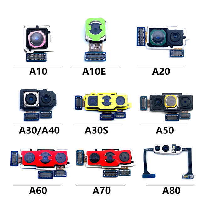 Mobile Phone Front Camera Rear Camera For Samsung A30 A40 A50 A60 A70 A80 A10 A10E A20 Mobile Phone Spare Parts
