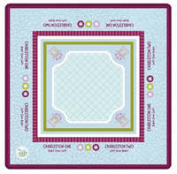 Tapis de Mahjong Américain en Gros avec Motif Floral Mandala Rose Vibrant, Tapis de Jeu Antidérapant en Caoutchouc pour Joueurs de NMJL
