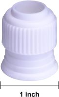 Shappy 12 pièces Embouts de poche à douille standard en plastique pour décoration de gâteaux (Modèle Shappy-Plastic Couplers-01 1.2 X 1