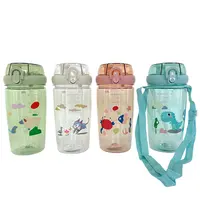 Kids' Portable Drinkware 12oz Water Bottle Dinosaur Green