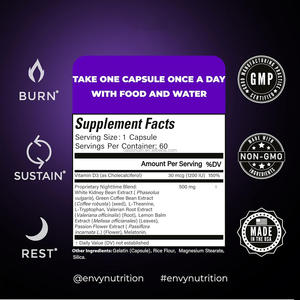 แคปซูลกำจัดไขมันสำหรับผู้หญิงสารสกัดจากสมุนไพรธรรมชาติ - Product Image 3