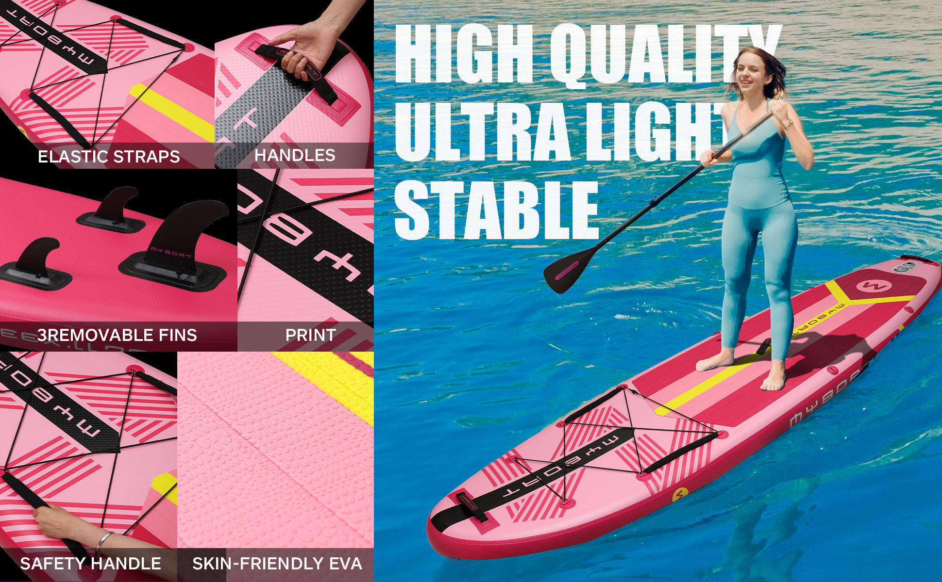 メーカーカスタマイズ卸売スタンドアップパドルボード11'*33''*6