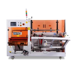 SJB Fully Automatic Horizontal Case Carton Erector Box Folding Machine Easy Operate Beverage Chemical Packaging Plastic Film