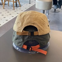 Casquette de baseball en polyester brodée en 3D, chapeau pare-soleil à 5 panneaux, casquette de baseball tendance de haute qualité avec logo brodé