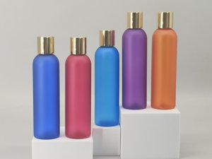 Tùy chỉnh màu sắc và logo tóc dầu Gel điều hòa nhuộm dầu gội rỗng vòng Chai PET cho chăm sóc tóc - Product Image 1