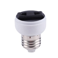 Adaptateur de douille d'ampoule E27 blanc de haute qualité avec connecteur, prise US/EU, support d'ampoule à vis, luminaire, douille de lampe
