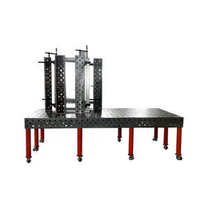 Résistance aux chocs Plate-forme en fonte Résistance à l'usure Table de fabrication de soudage en fonte Table de soudage 3D