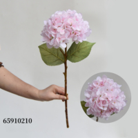 Fleurs artificielles d'hortensia 3D pour la décoration intérieure Centre de table de mariage
