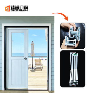 Puerta Batiente de Acero y Plástico UPVC Insonorizada <span class=keywords><strong>para</strong></span> Cocina/Baño/Balcón, Puerta Silenciosa de Aleación de Aluminio y Vidrio <span class=keywords><strong>para</strong></span> Villas - Product Image 4