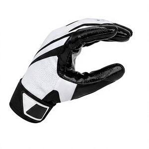 Vente directe usine – Gants de football américain personnalisés pour jeunes et adultes – Design par sublimation de haute qualité – Gants de receveur personnalisables avec votre marque - Product Image 4