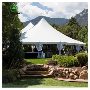 White PVC 3*3 6*3 10*10 Outdoor Gazebo Garden Tent Spire Tent For Outdoor Party