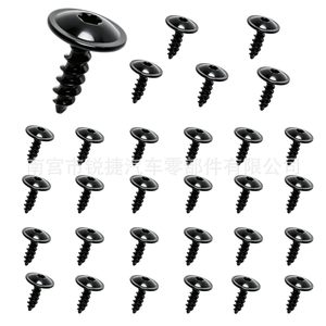 Flat Head Self Tapping Screws For Audi Front Wheels Metric Slotted Raised Countersunk Iron <b>Fasteners</b> - Product Image 3