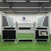 Box de Luxe Européen pour Chevaux en Acier Galvanisé – Écuries Modulaires Préfabriquées pour Chevaux – Abri Équin Sûr et Portable pour Ferme