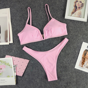 Custom Hot Sexy Latest Bikini Halter Two Piece Bathing Suit Backless <strong>Swimwear</strong> For Women Swimsuit Custom Bikini OEM - Product Image 5