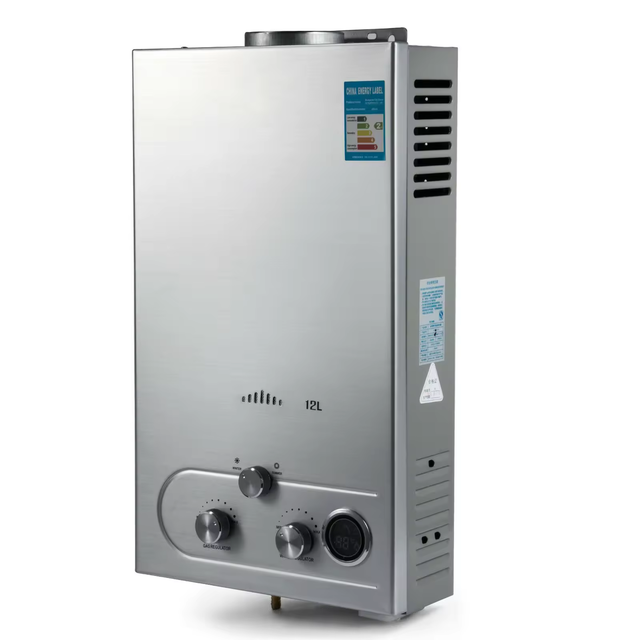 12L LPG Gas Water Heater Domestic Instant Tankless Propane Tankless Gas Water Heater