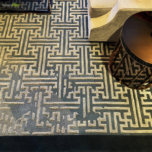 Hình Dạng Tùy Chỉnh Và Bất Kỳ Thiết Kế 3d Teppiche Tay Chần Sợi 3d Lụa/Len Khu Vực Thảm Tùy Chỉnh Hiện Đại Thảm Trừu Tượng - Product Image 4