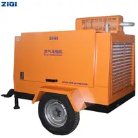 Compresor de tornillo de Gas Diesel portátil de la mejor calidad para minería