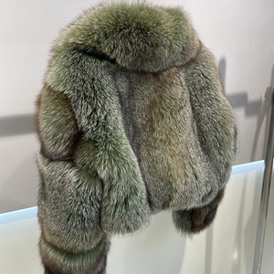 מעילי פרווה אמיתיים מחממים וטרנדיים מפרוות שועל לנשים - Product Image 6