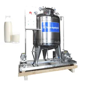 Desgasificador de tanque de vacío de sangre, desaireador de leche de zumo de frutas, equipo de desgasificación de tanque de vacío