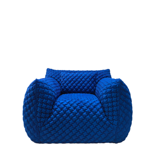 Klein नीले आधुनिक 1-सीट बोबोबोइस स्क्वायर बबल सोफा लिविंग रूम होटल और सैलून उपयोग के लिए - Product Image 2