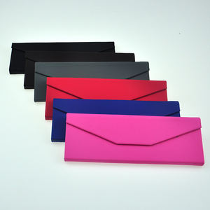 Estuche de Gafas Plegable Triangular Portátil con Logotipo Personalizado, <span class=keywords><strong>Caja</strong></span> Negra, Estuche Óptico de Alta Calidad - Product Image 2