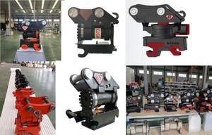 Accesorios para Excavadora GJRH50, Acoplador Rápido Hidráulico Giratorio de 360° para Excavadoras de 8-12T, Diámetro de Pasador Personalizable, 1 Año de Garantía - Product Image 2