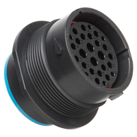 Connecteur femelle circulaire HDP20 série 29 voies avec joint E, adaptateur à bride inversée pour automobile, coque 24, HDP24-24-29SE