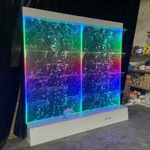 Floor standing water bubble wall with RGB led light , water feature bubble wall <b>screen</b> - Product Image 2