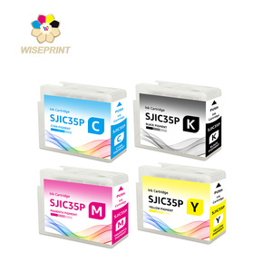<span class=keywords><strong>Cartouche</strong></span> d'<span class=keywords><strong>encre</strong></span> pigmentée longue durée Wiseprint SJIC35P pour imprimante Epson ColorWorks CW-C6000P CW-C6500A CW-C6500P C6000A C6500PU - Product Image 1