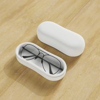 Emballage de bagasse vide personnalisé écologique étui à lunettes emballage de canne à sucre en pulpe moulé pour lunettes de soleil