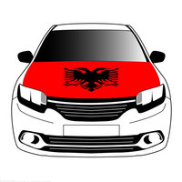 Drapeau publicitaire personnalisé à bas prix avec logo, bannière pour capot de voiture, housse de capot de voiture personnalisée