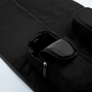 Özel siyah Saffiano deri erkek spor ayakkabı bölmesi ile erkekler için seyahat giysi çantası moda elbise taşıyıcı - Product Image 5