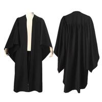 Robe de Cérémonie de Remise des Diplômes Unisexe de Luxe Style Britannique pour Adultes, 100% Polyester, Vente en Gros, Logo Personnalisé Accepté