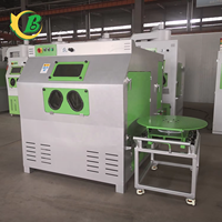 Machine de sablage manuelle et automatique à aspiration de grande taille avec cyclone collecteur de poussière 1200*1200mm 1500*1500mm