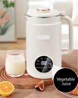 110V-220V Mini Machine à lait de soja sans filtre ménage entièrement automatique disjoncteur mural Intelligent écran écrou fabricant de lait