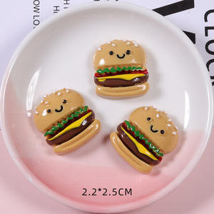 Offre Spéciale Pizza à dos plat Hot Dog Sushi gâteau nourriture artificielle résine Cabochons maison de poupée accessoires - Product Image 2