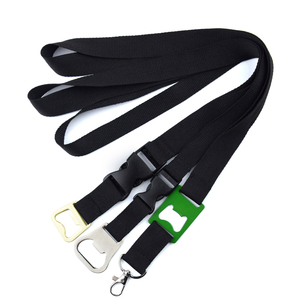Porte-bouteille décapsuleur personnalisé imprimé sur mesure, cordon de cou vierge pour cadeaux promotionnels et d'affaires - Product Image 4