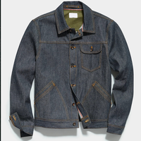 Veste en Jean à couture de printemps personnalisée, Streetwear Design surdimensionné boutonné en coton Vintage veste en Jean pour moi