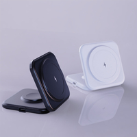 Penyangga ponsel iPhone, 15W pengisian daya cepat untuk iPhone, desain Airpods 2025, dudukan telepon Desktop, lipat baru 3 in 1, dudukan pengisi daya nirkabel