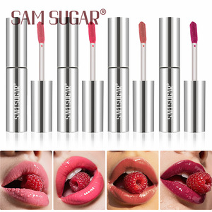 SAM SUGAR Miroir Couleur Hydratant Brillant à Lèvres Sensation d'<span class=keywords><strong>Eau</strong></span> Léger et Facile à Pousser Imperméable Sans Perte de Couleur Rouge à Lèvres Tenir Maquillage - Product Image 3