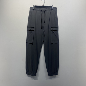 Pantalon de jogging Cargo multi-poches léger et décontracté pour hommes, taille moyenne, fermeture élastique, poches à <span class=keywords><strong>rabat</strong></span> arrière plates, service OEM disponible - Product Image 1