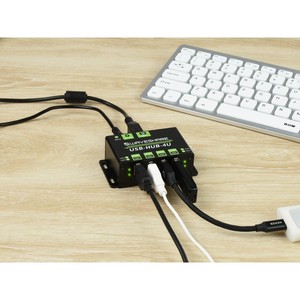 HUB USB de Grado Industrial, que Extiende 4 Puertos USB 2.0 - Product Image 5