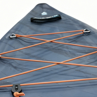 Kayak gonflable pliable pour adultes, avec chambre à air en PVC haute résistance et revêtement extérieur en nylon, idéal pour les excursions et la pêche sur les rivières