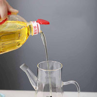 Noble Happy Factory Prix de dropshipping Bouteille d'huile d'olive multifonction classique en verre borosilicate transparent de 900 ml pour la famille