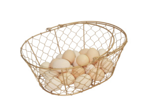 Nhà Máy Giá Hot Bán lưới kim loại Giỏ thực phẩm giỏ trái cây hiển thị với xử lý - Product Image 2